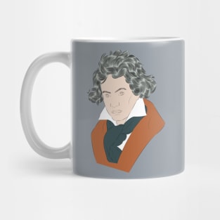 Ludwig Van Beethoven - portrait Mug